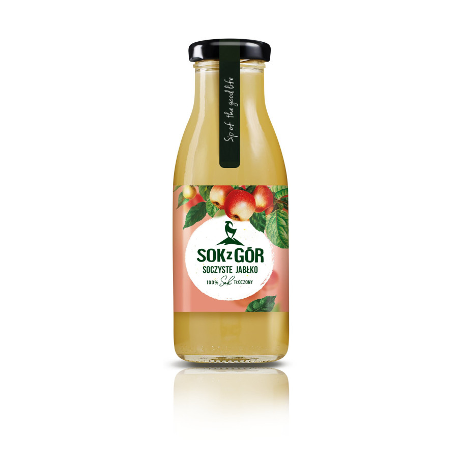 SOK Z GÓR, soczyste jabłko, tłoczony 250 ml