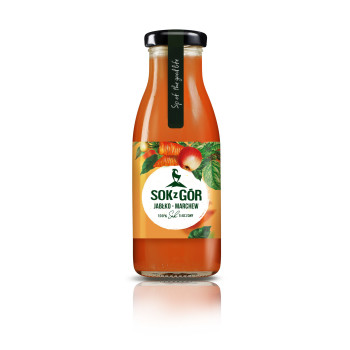 SOK Z GÓR, jabłko-marchew, tłoczony 250 ml