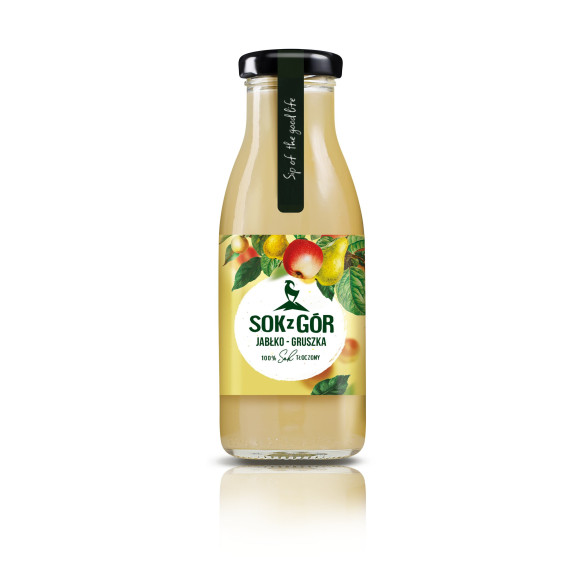 SOK Z GÓR, jabłko-gruszka, tłoczony 250 ml