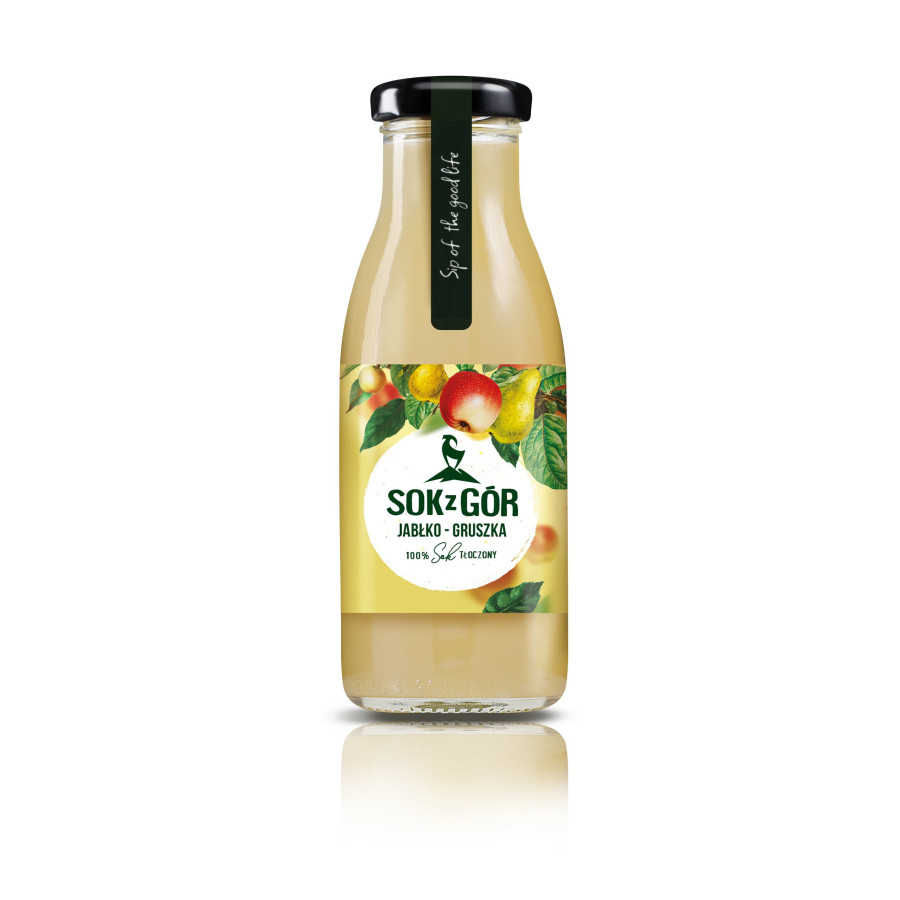 SOK Z GÓR, jabłko-gruszka, tłoczony 250 ml
