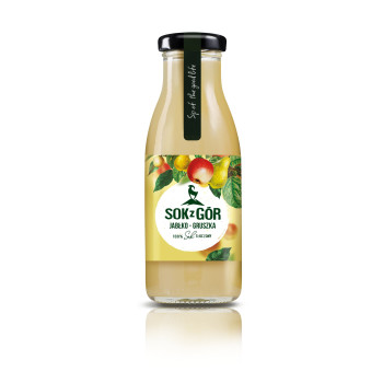 SOK Z GÓR, jabłko-gruszka, tłoczony 250 ml
