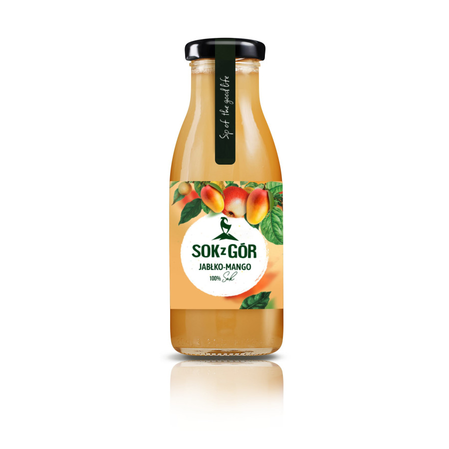 SOK Z GÓR, jabłko-mango, tłoczony 250 ml
