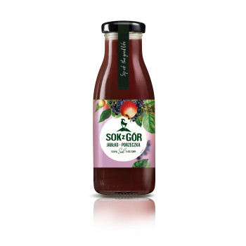 SOK Z GÓR, jabłko-porzeczka, tłoczony 250 ml