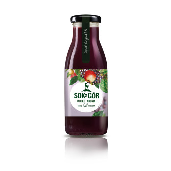 SOK Z GÓR, jabłko-aronia, tłoczony 250 ml