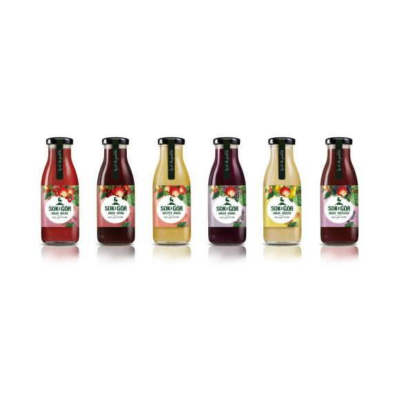 SOK Z GÓR POLSKIE OWOCE, 100% tłoczony, 6x butelka 250 ml