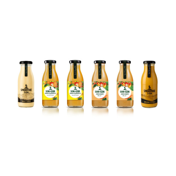 SOK Z GÓR ZESTAW TROPIKALNY, 6x butelka 250 ml
