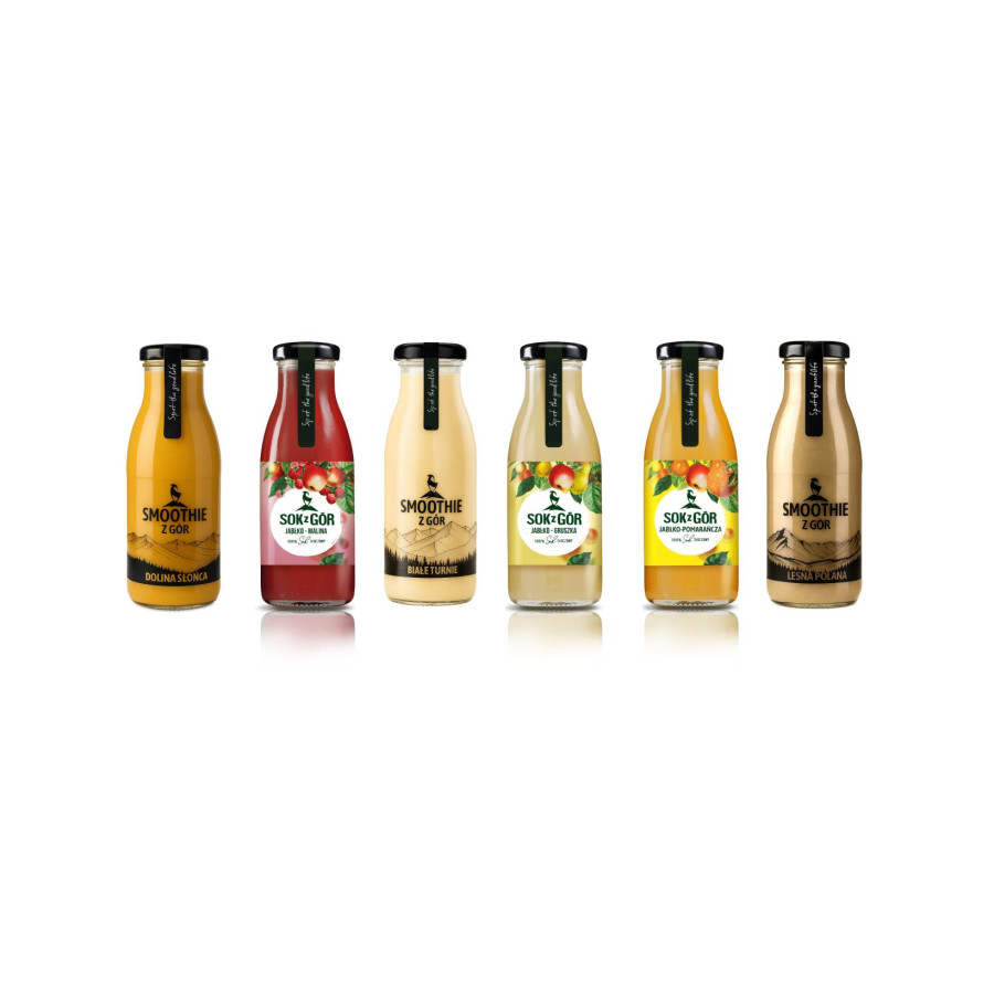 ZESTAW Z GÓR na dobry tydzień, 6x butelka 250 ml