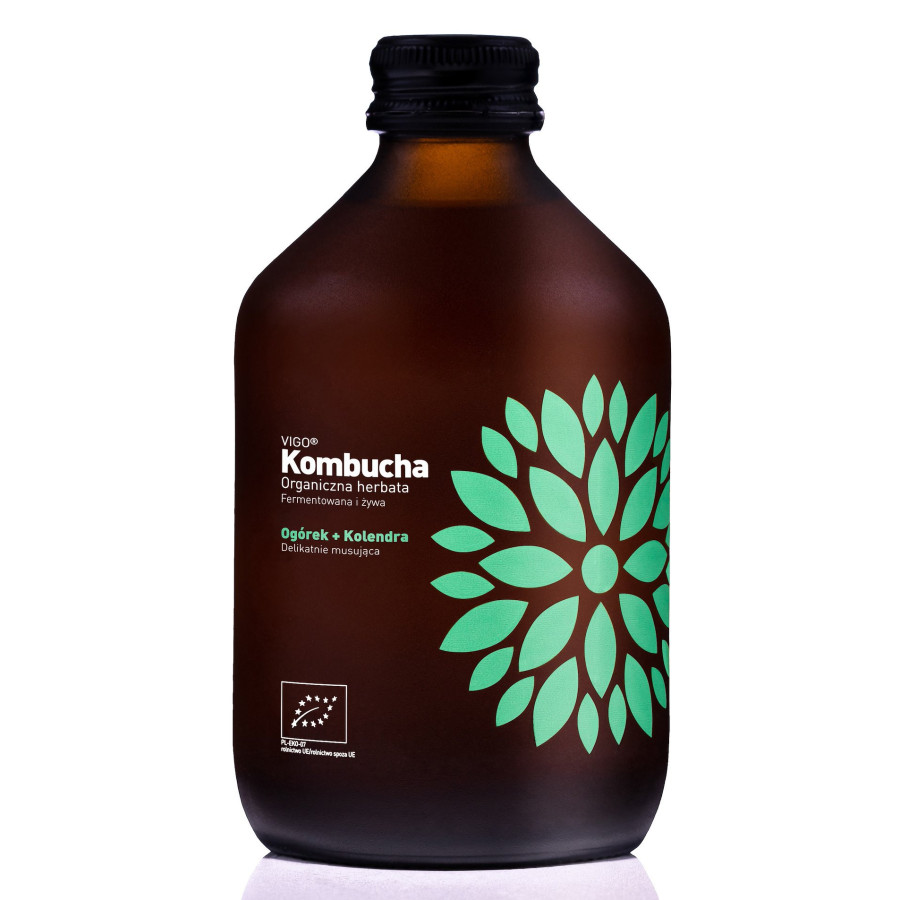 Vigo Kombucha Ogórek + Kolendra 330 ml