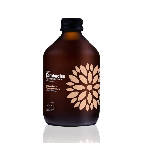 Vigo Kombucha Brzoskwinia + Trawa cytrynowa 330 ml